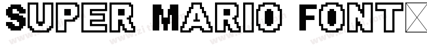 Super Mario Font字体转换
